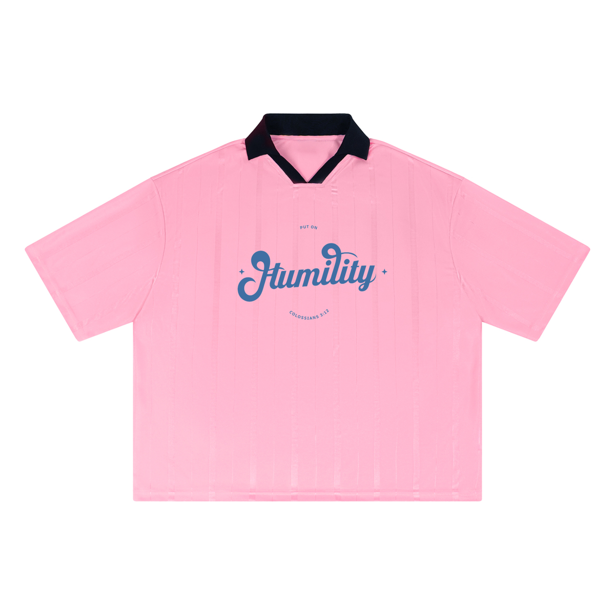Humility - Unisex Striped Boxy Soccer Jersey