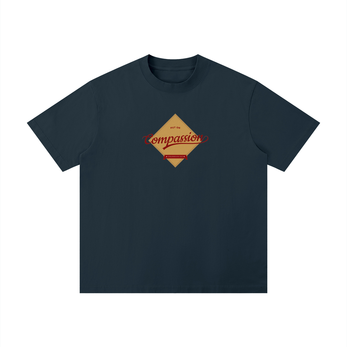 Compassion - Vintage Style Unisex Loose Drop Shoulder T-Shirt