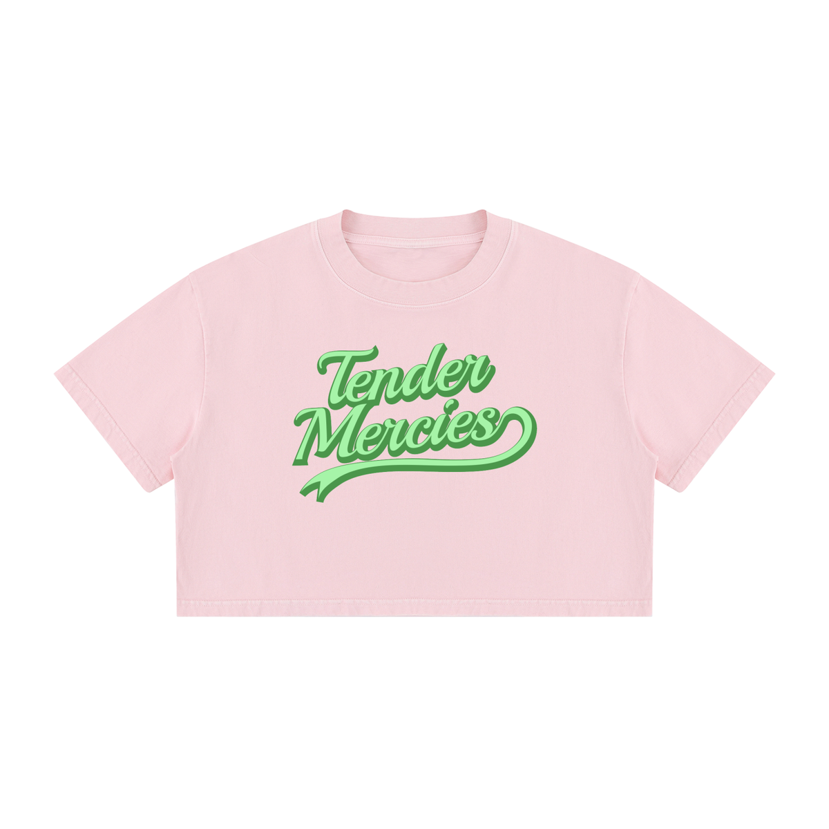 Tender Mercies - Women's Cotton Crop T-Shirt