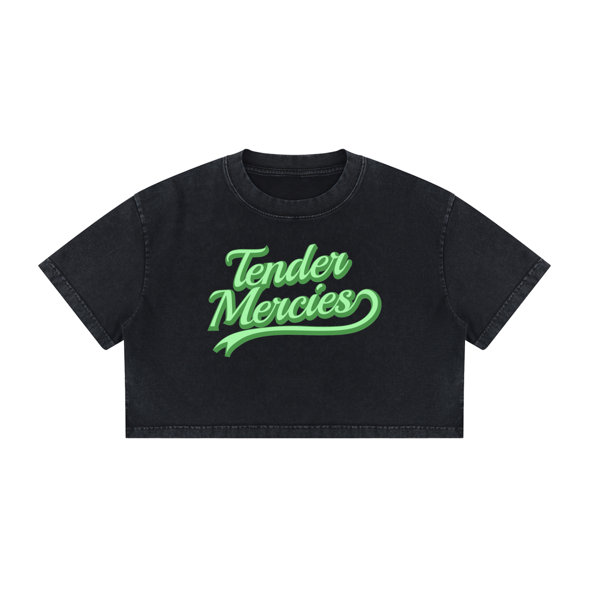 Tender Mercies - Women's Cotton Crop T-Shirt