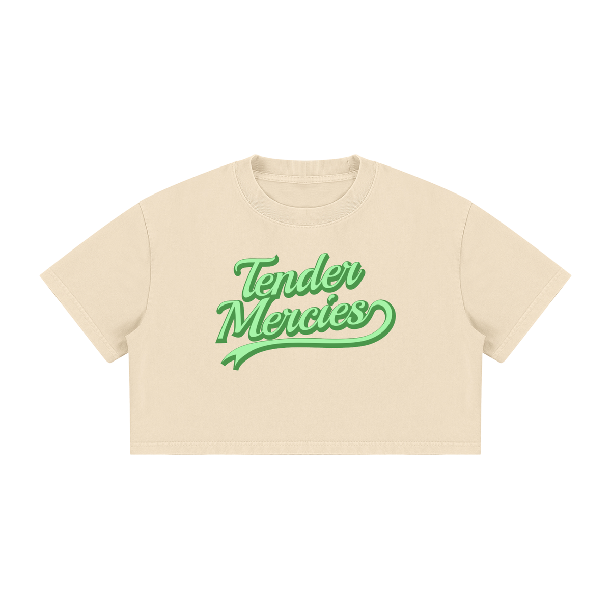 Tender Mercies - Women's Cotton Crop T-Shirt